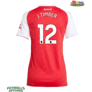 Arsenal Jurrien Timber #12 Hemmatröja Kvinnor 2025-26 Kortärmad